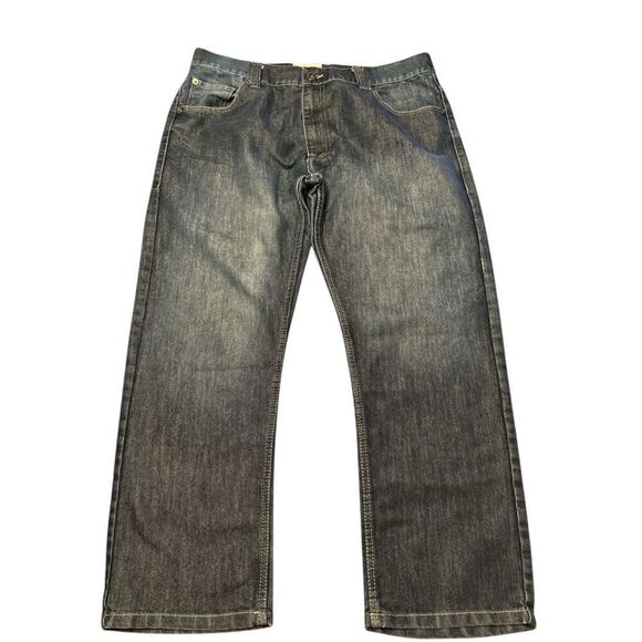 Alexander Julian Jeans Mens 36x30 Colours Blue Distressed Cotton Polyester Blend - Picture 1 of 7
